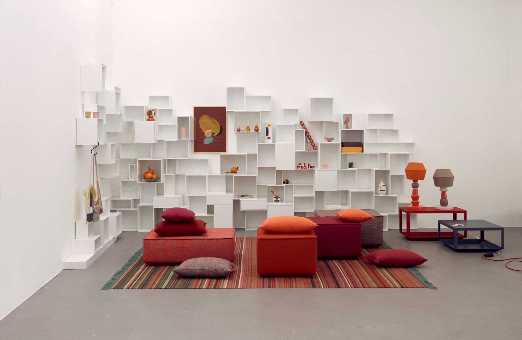 Модульный прямоугольный пуф из ткани Cubit by Mymito ARCH-00027759 - Вид №27