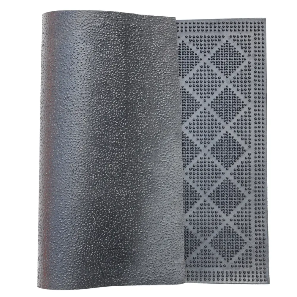 Коврик грязезащитный Mix Mat Rhomb 40x60 см резина цвет черный 89413975 STLM-2117589 Santreyd  - Вид №3