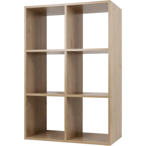 Стеллаж SPACEO KUB 3x2К, 70х104х31,7 см, цвет дуб 82037460 STLM-2099414