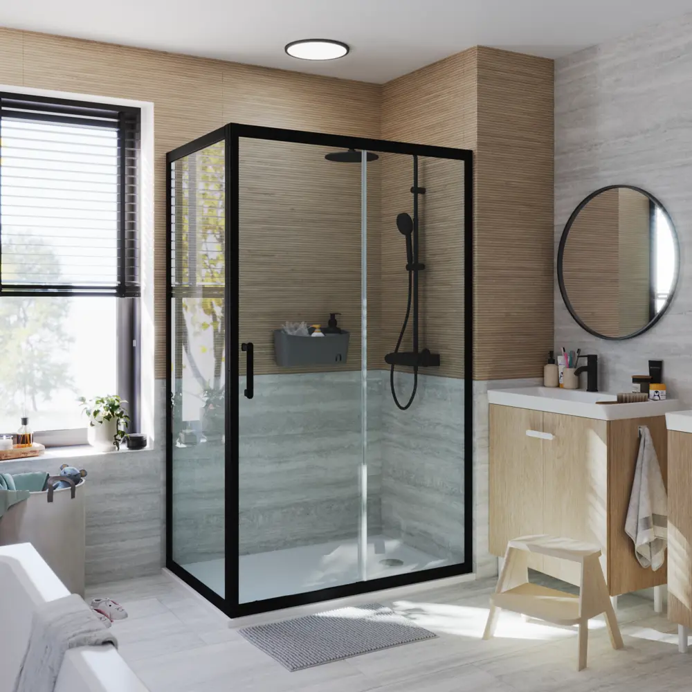 Комплект стекол для душевой двери Sensea Easy 110x190 см STLM-2013845 - Вид №20