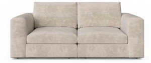Sicis 2-х местный кожаный диван в современном стиле Cosily