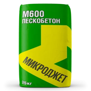 91983062 Пескобетон Микроджет M600 25кг STLM-1442234