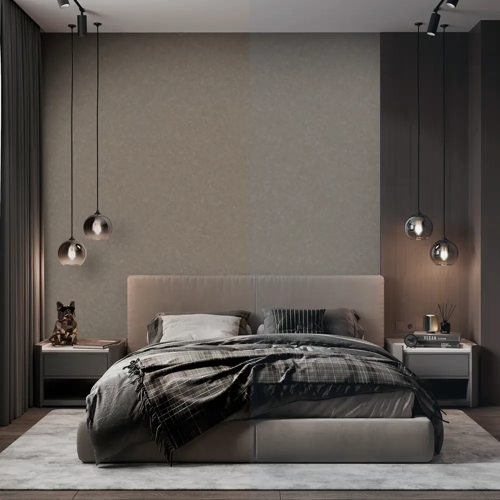 Обои флизелиновые Wallsecret Hypnotic графитовые 1.06 м 8963-16 STLM-2085815 - Вид №5