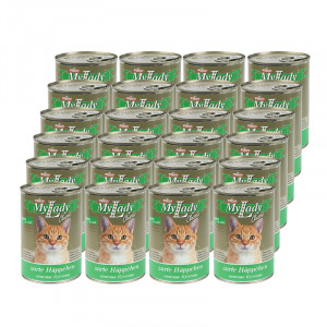 ПР0037897*24 Корм для кошек My Lady Classic кусочки в соусе, индейка, почки конс. 415г (упаковка - 24 шт) Dr. ALDER`s