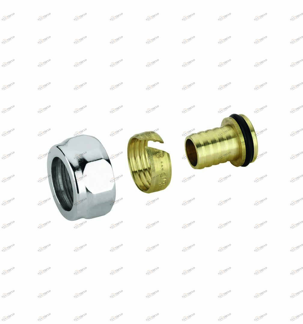 Carlo Poletti A55613I Переходник для многослойной трубы, гайка шестигранная 