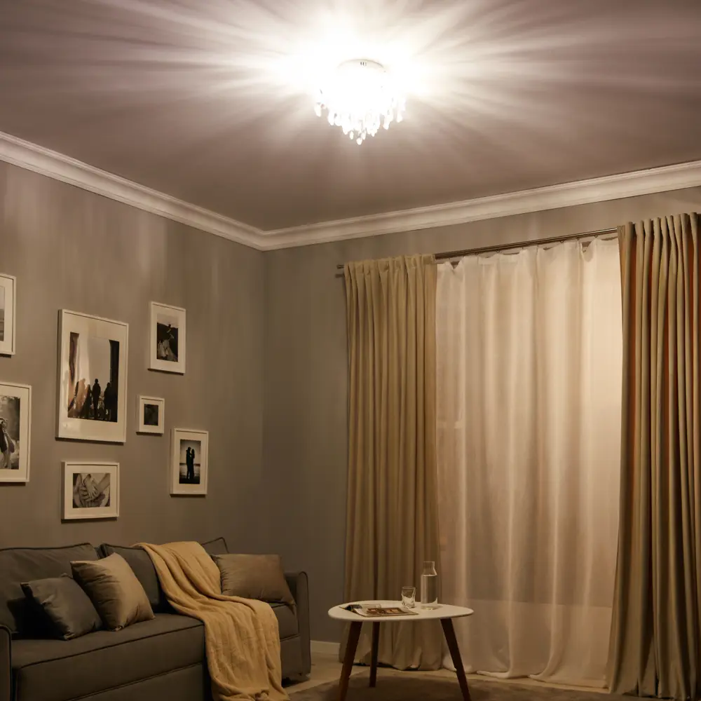 Люстра потолочная хрустальная Escada 1126/4, 4 лампы, 12 м², цвет белый STLM-2192310 - Вид №11