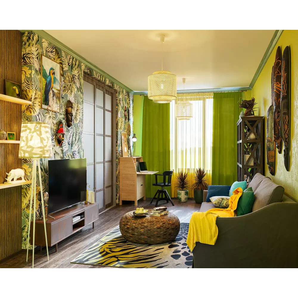 Подвес Inspire Danang 1xE27x60 Вт, 23, 5 см, бамбук 16671343 STLM-2197634  - Вид №4