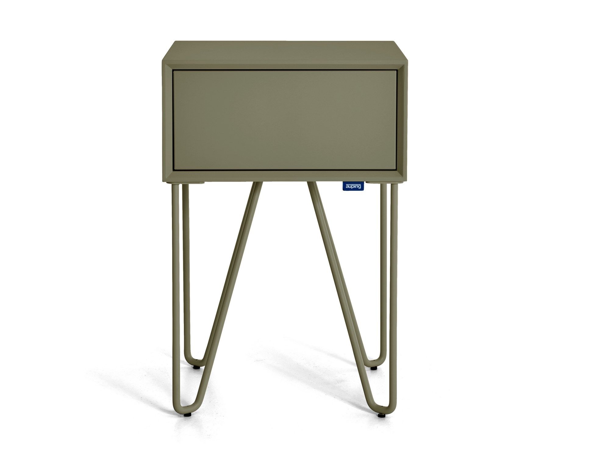 Деревянная и металлическая прикроватная тумбочка с ящиком Auping PIXEL ARCH-00114683