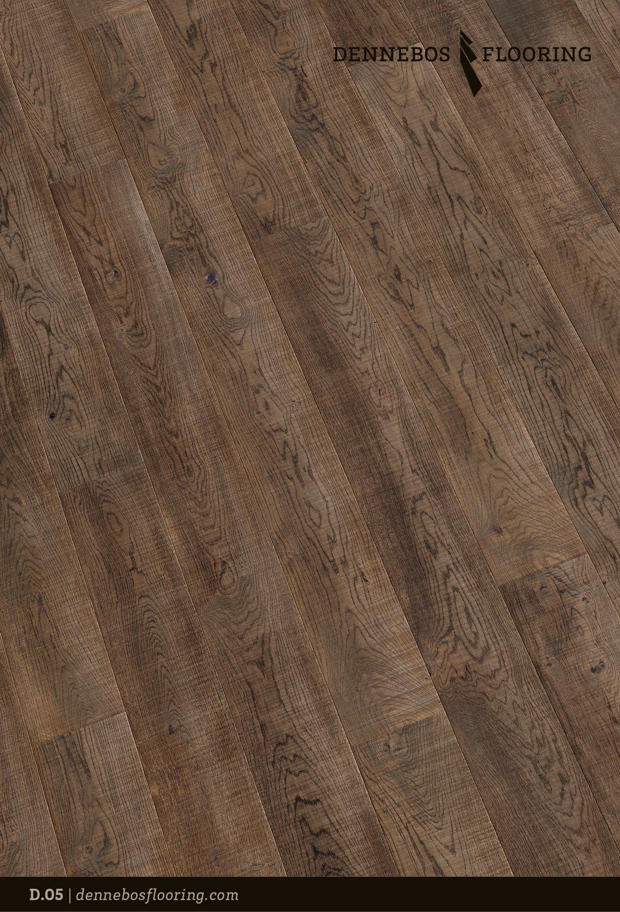 Дубовый паркет Dennebos Flooring Dark ARCH-00010143