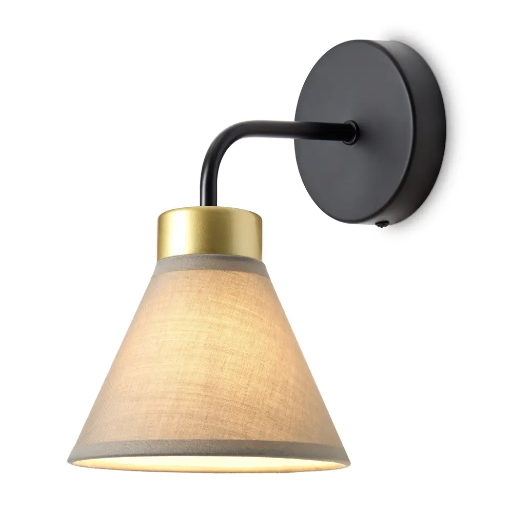 Настенный светильник Freya Natta цвет черный/бежевый STLM-2146163 - Вид №2