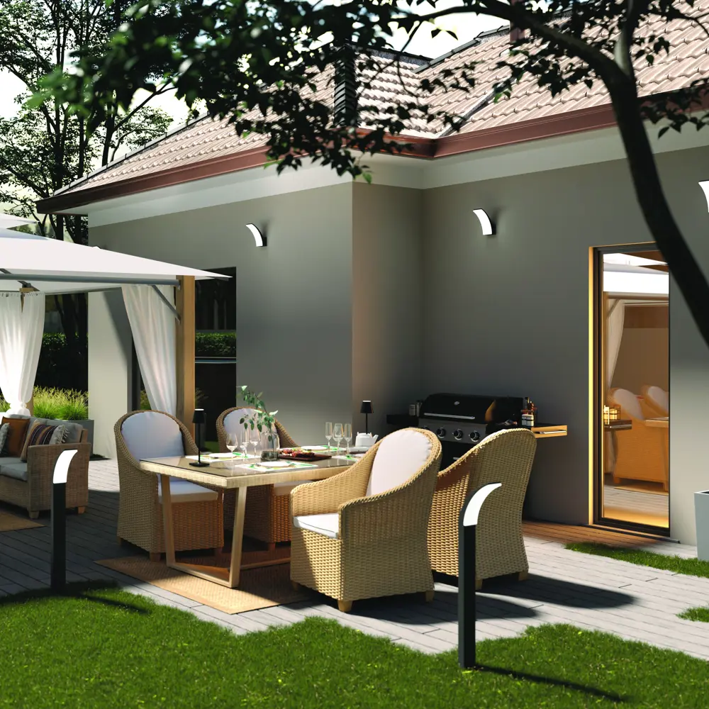 Кресло садовое NATERIAL Medena с подушками - алюминий и искусственный ротанг 87082102 STLM-0073136 - Вид №14