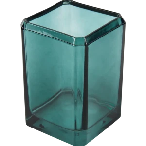 Стакан для зубных щёток Sensea Loa стекло цвет зелёный