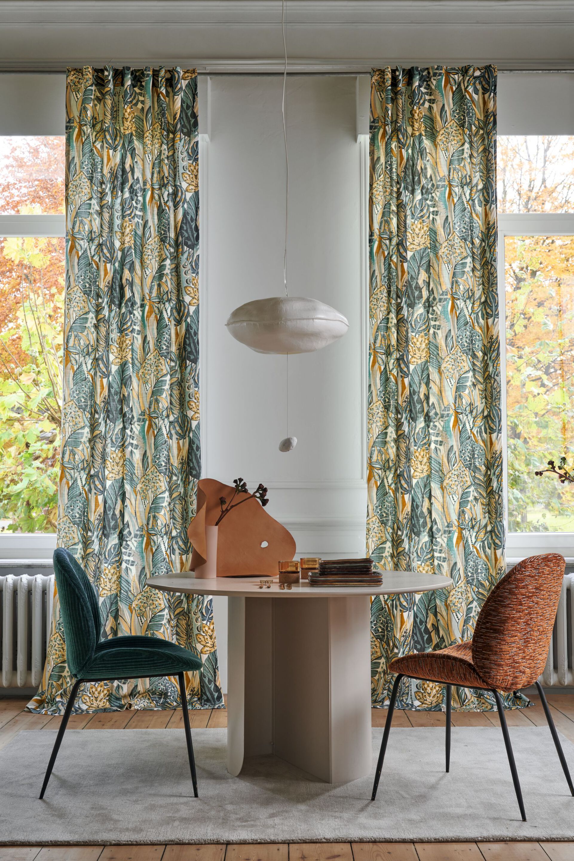 Бархатная однотонная ткань Casamance Opulence ARCH-00022852 - Вид №4