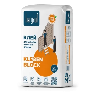 Клей для блоков Bergauf Kleben Block 25 кг