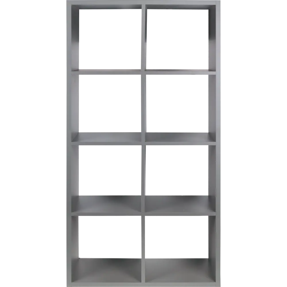 Стеллаж 8 секций 70х137.2х31.5 см, ЛДСП, цвет графит 82108200 STLM-2006109 Santreyd  - Вид №3