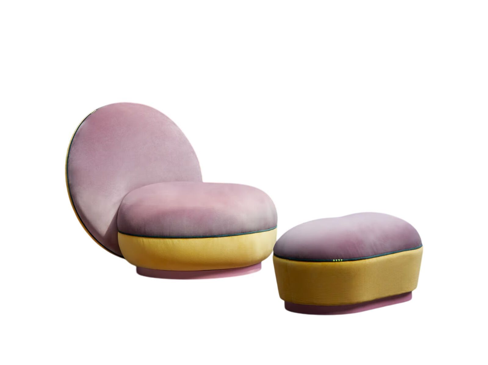 Бархатное кресло Paolo Nesi TIAMO ARCH-00118145 - Вид №14