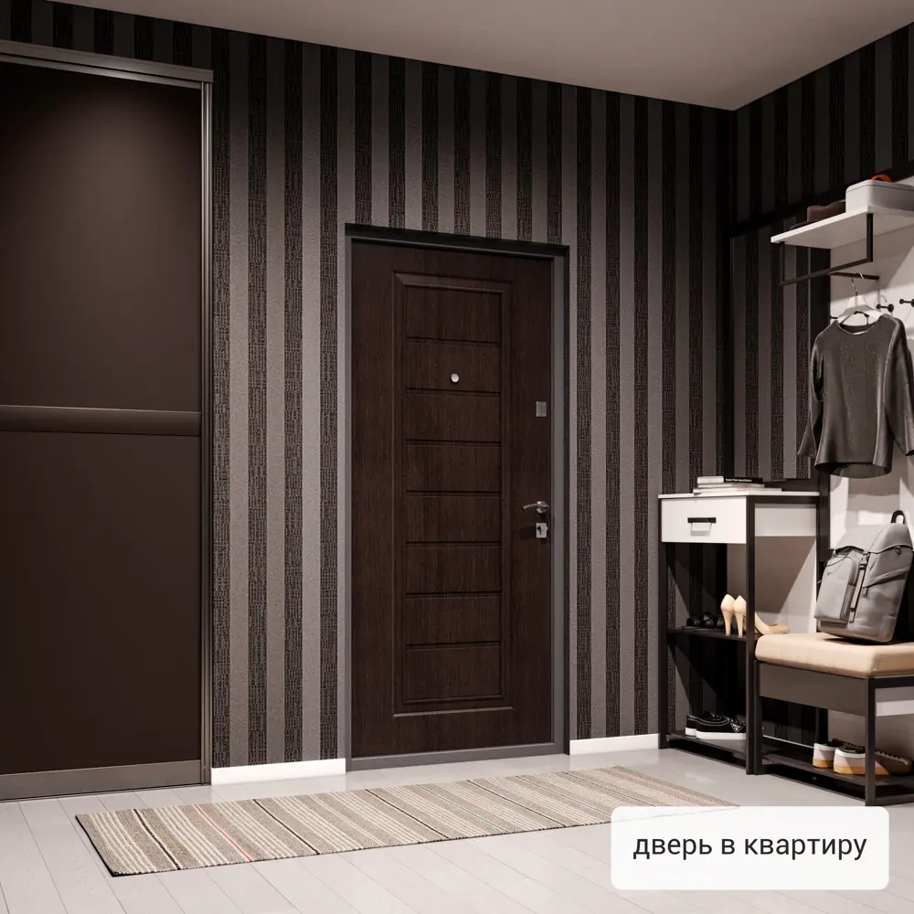 Дверь входная металлическая 95x205 см правая цвет альта дуб TOREX STLM-2035587 - Вид №12