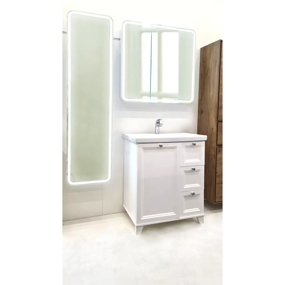 Зеркальный шкаф Santreyd Elmer с LED-подсветкой для ванной 80×80 см 83127327 STLM-0039198 - Вид №10