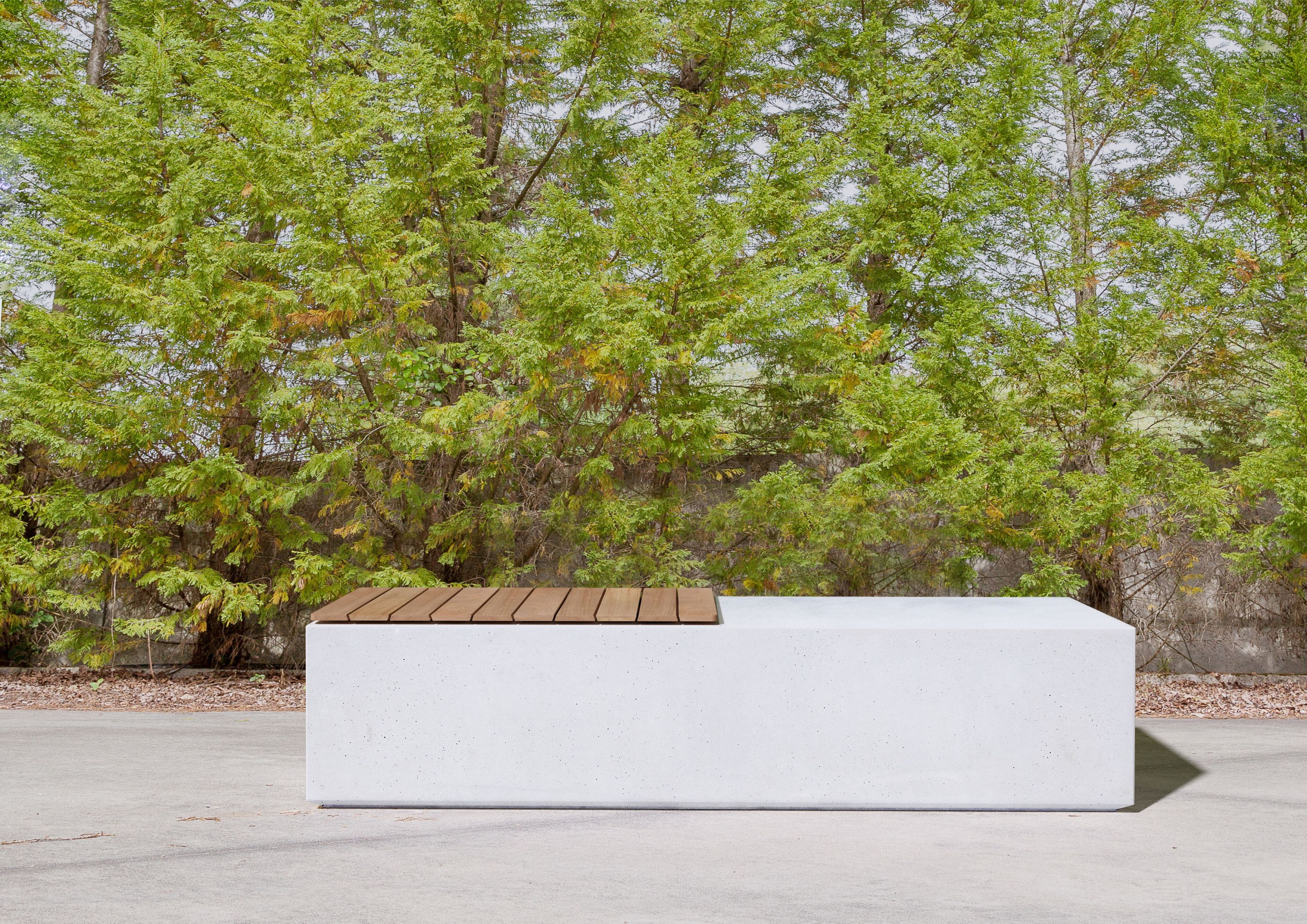 Модульная бетонная скамья без спинки SIT Box to Box ARCH-00105235 - Вид №4