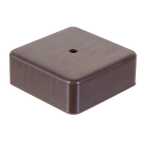 Распределительная коробка открытая TDM 75x75x28 мм 4 ввода IP40 цвет дуб