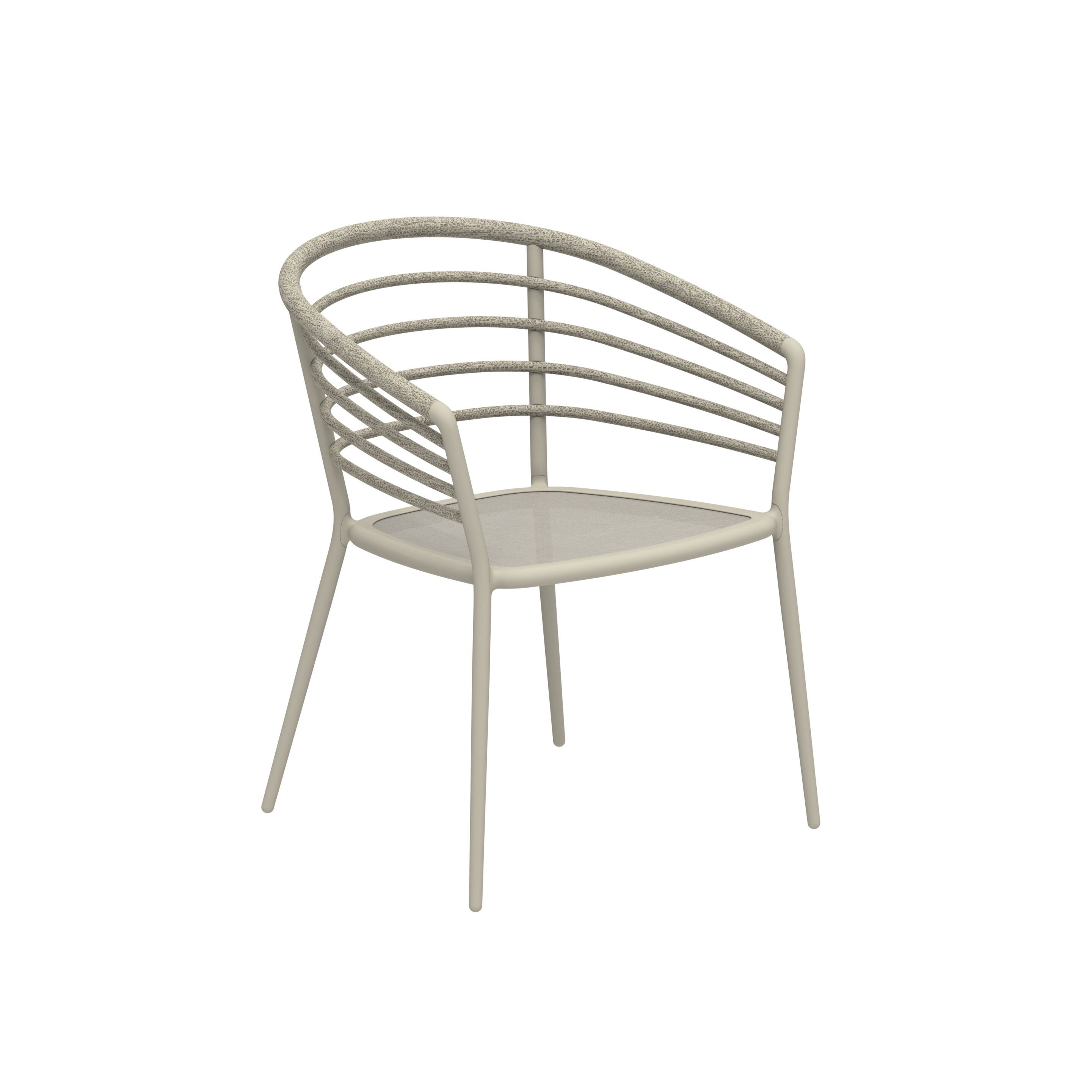 Алюминиевый садовый стул с подлокотниками Royal Botania Archy ARCH-00101924 - Вид №6