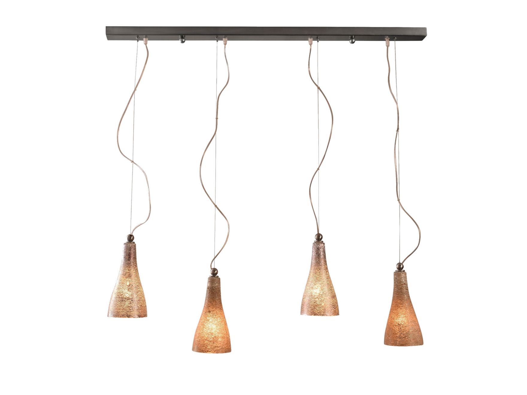 Стеклянный светодиодный подвесной светильник Lampex Italiana Glass ARCH-00016040 - Вид №1