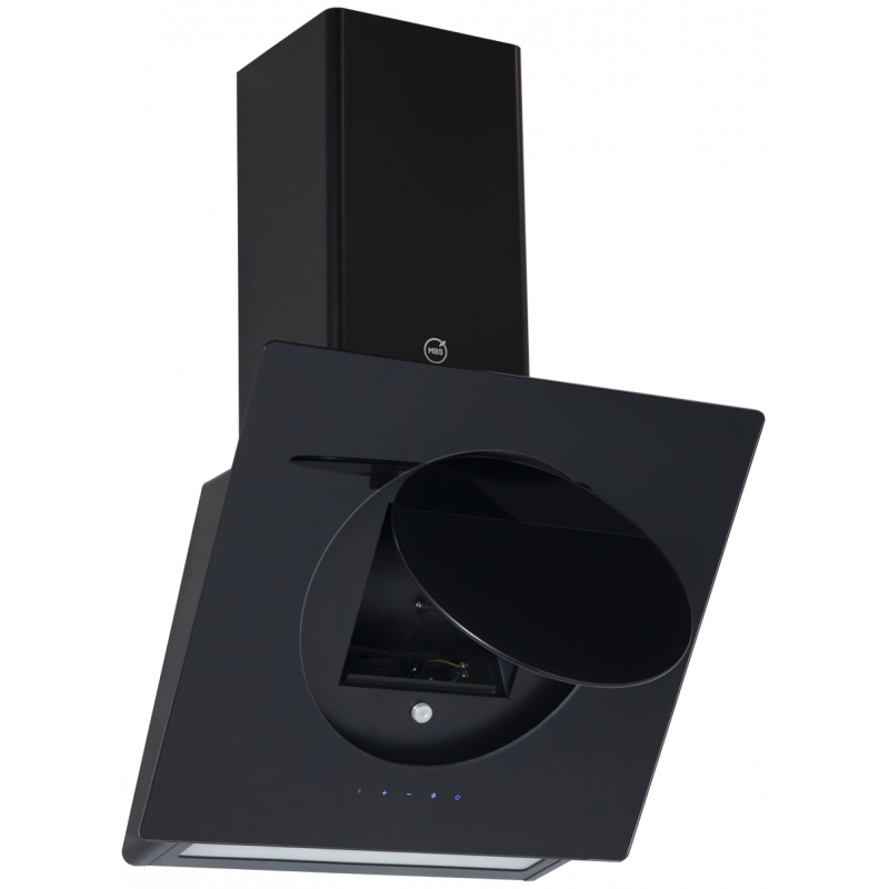 8130135 Вытяжка наклонная MBS TREVESIA 160 GLASS черный/черный STDN-0056131 - Вид №2