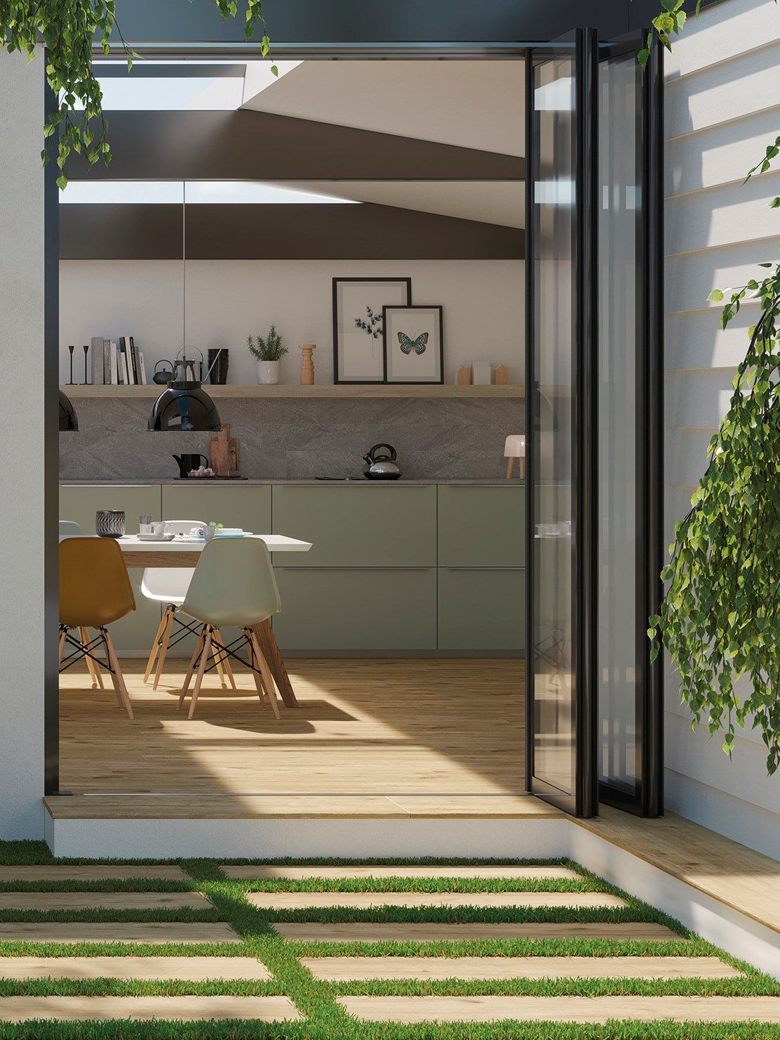 Напольное покрытие из керамогранита с эффектом древесины Pastorelli ARKÈ ARCH-00096552 - Вид №2