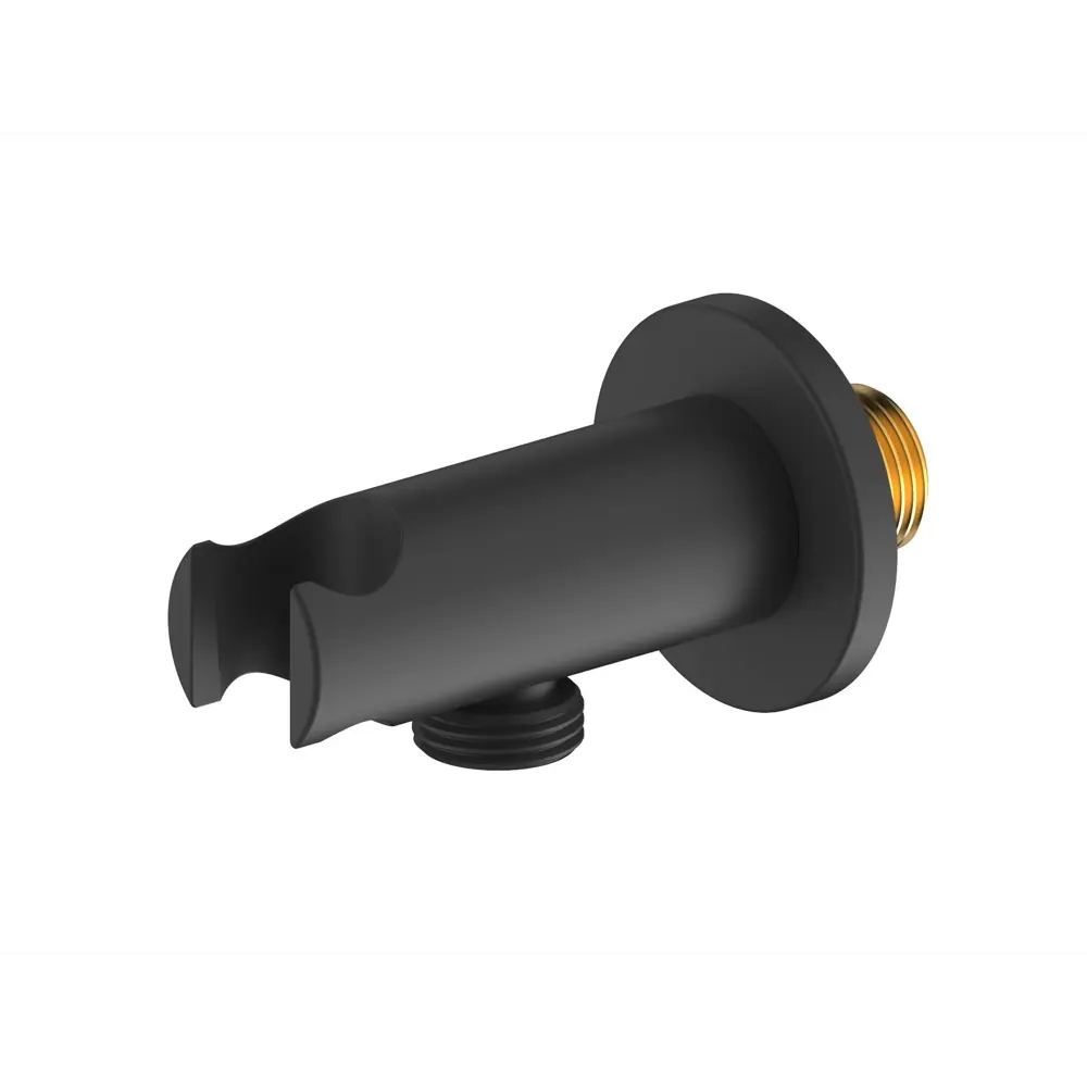 Подключение для душевого шланга Milardo Dale DALBL00M62 цвет черный матовый STLM-2025111