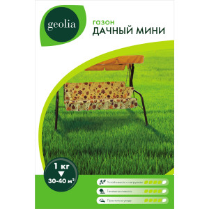 Семена газона Дачный мини 1 кг GEOLIA