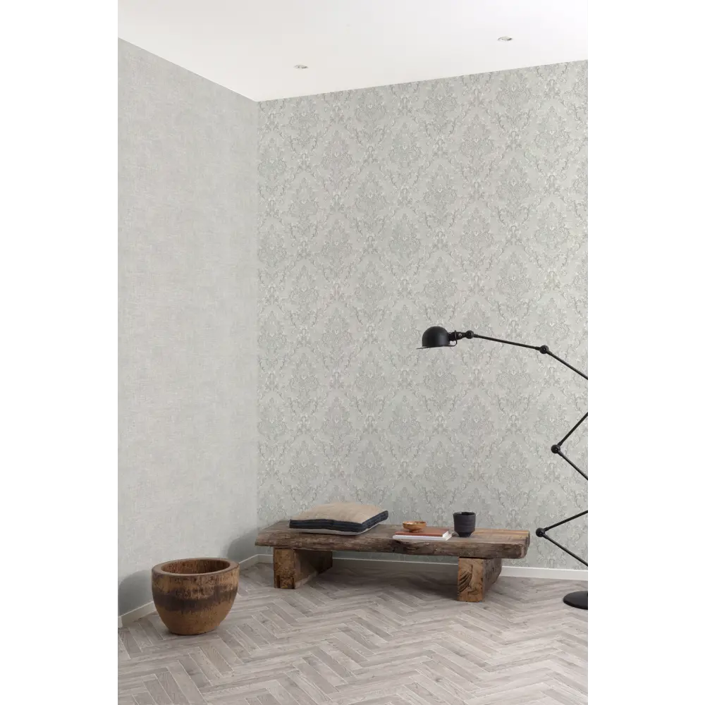 Обои флизелиновые Wallfashion Virtuoso серые 1.06 м GDVR1005 STLM-2061087 - Вид №3