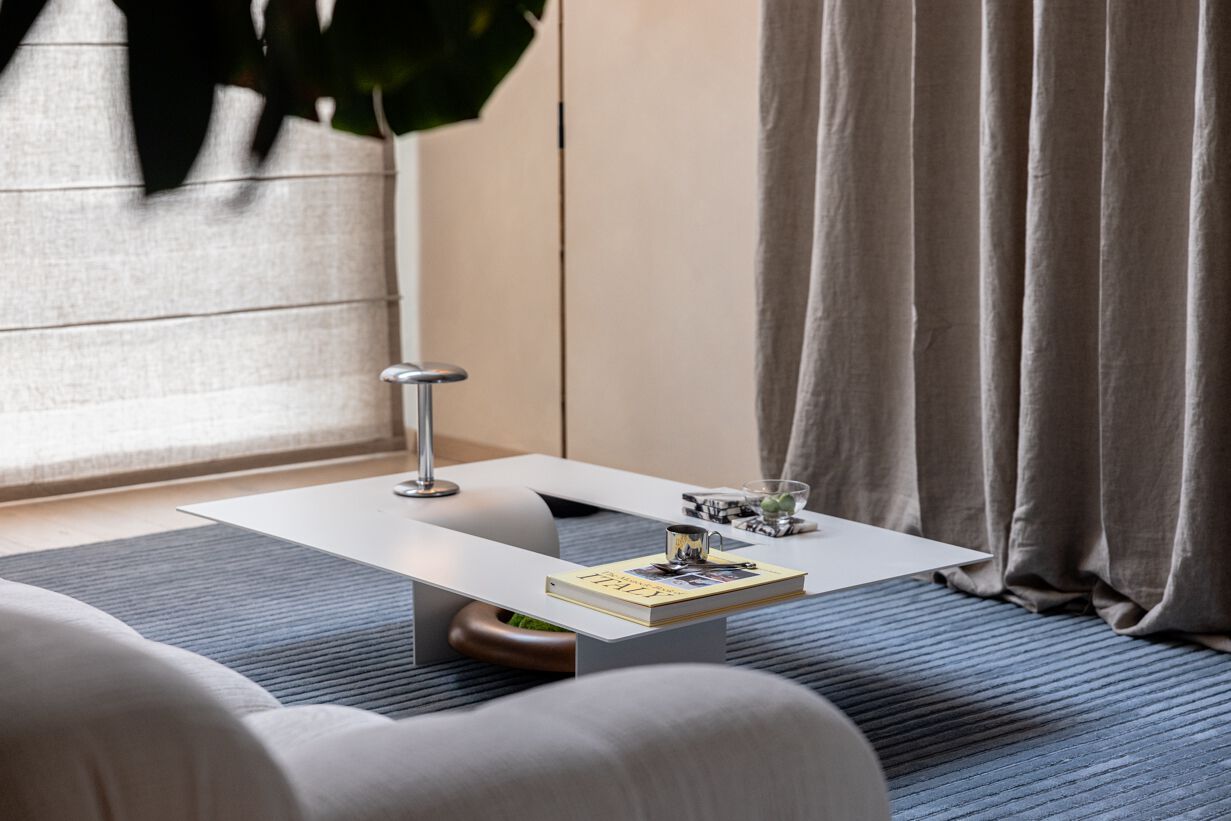 Низкий журнальный столик из листового металла Metallbude CUT ARCH-00111188 - Вид №37