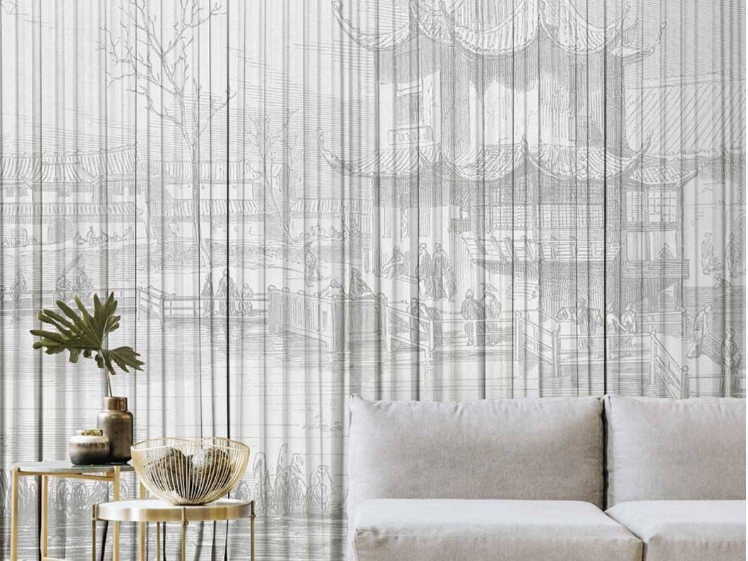 Восточные обои ПВХ бесплатно, экологически чистые, моющиеся WallPepper LEVANTE ARCH-00140975
