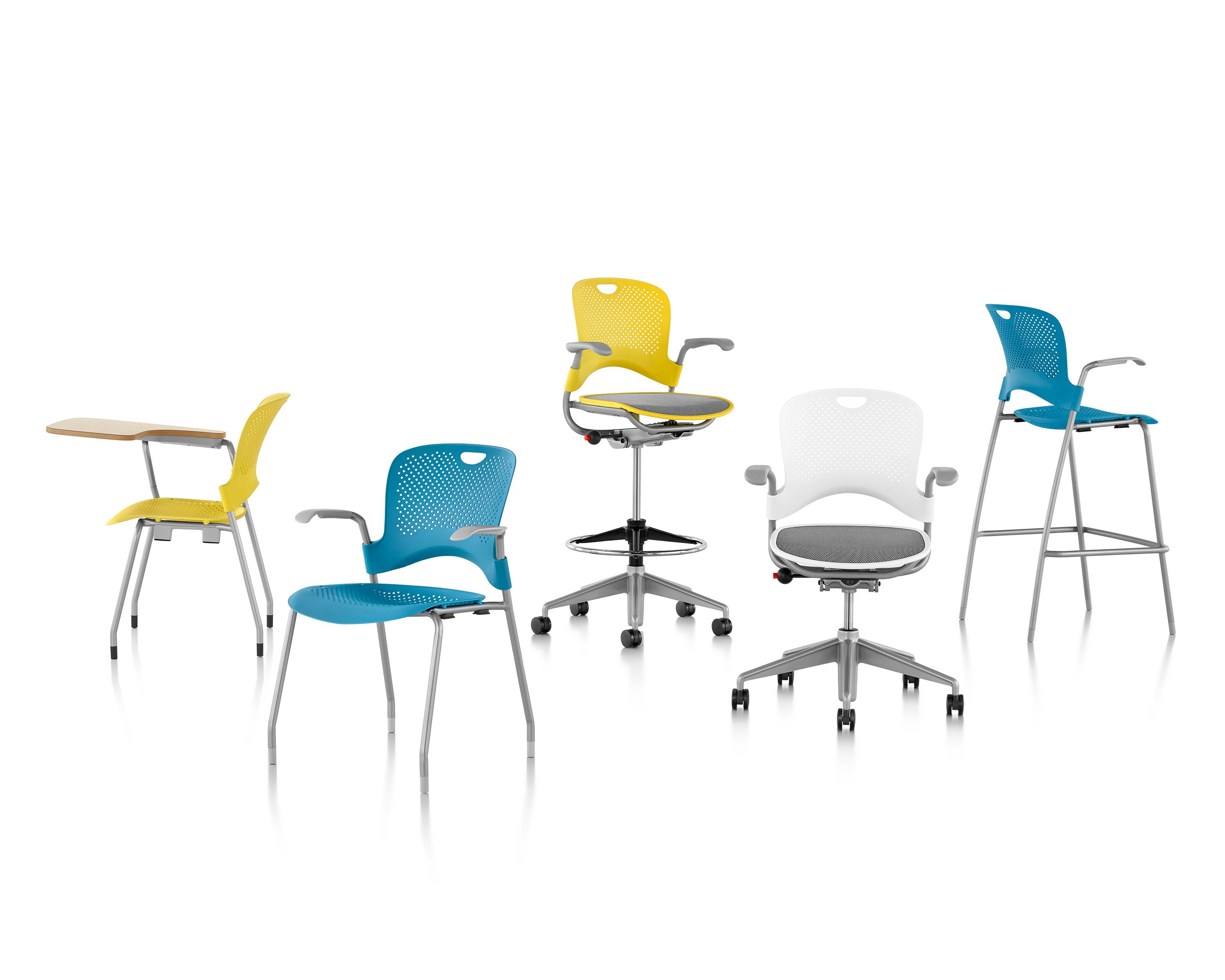Высокий штабелируемый стул nylon® с подлокотниками Herman Miller Caper ARCH-00140722 - Вид №2