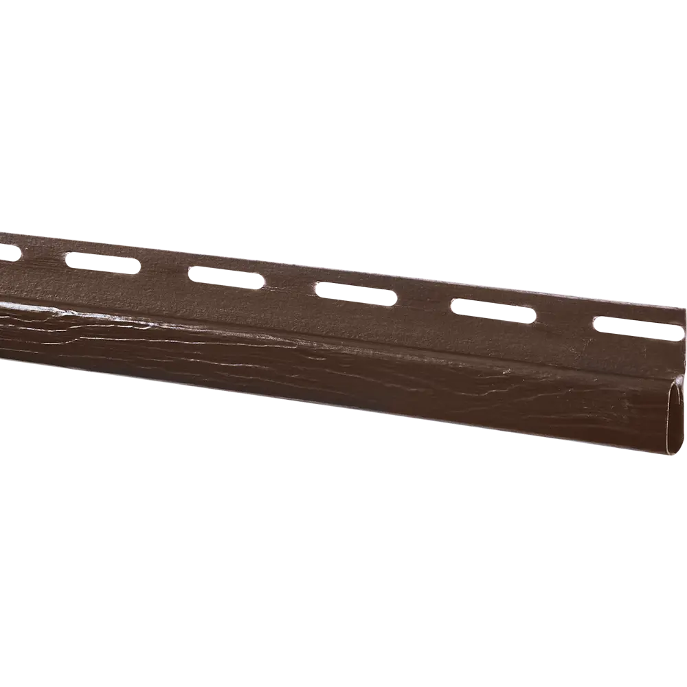 Планка финишная для сайдинга MONLID цвет коричневый STLM-2079523