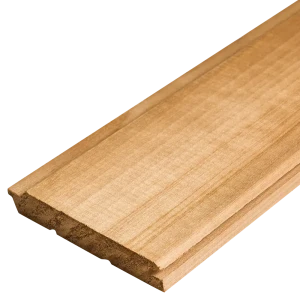 Вагонка Термо осина Сорт А несращенный 16x93x1000 мм 10шт