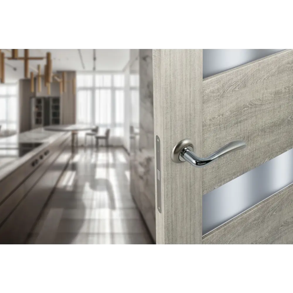 Дверные ручки EDSON для межкомнатных дверей в стиле никель 85168593 STLM-0059341 - Вид №6