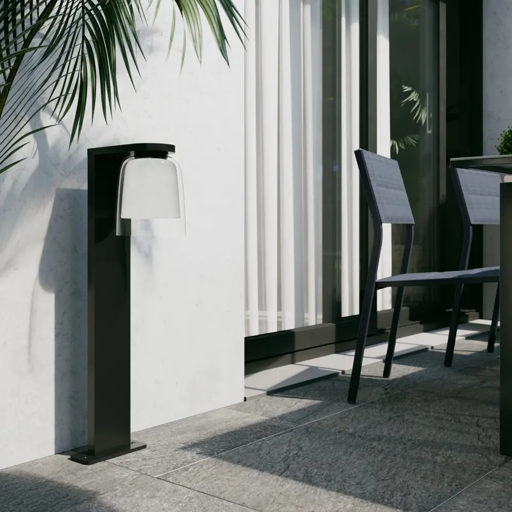 Фонарный столб Inspire Klock Intenso на батарее 900 Лм 4000 К IP44 цвет антрацит STLM-2089540 - Вид №1