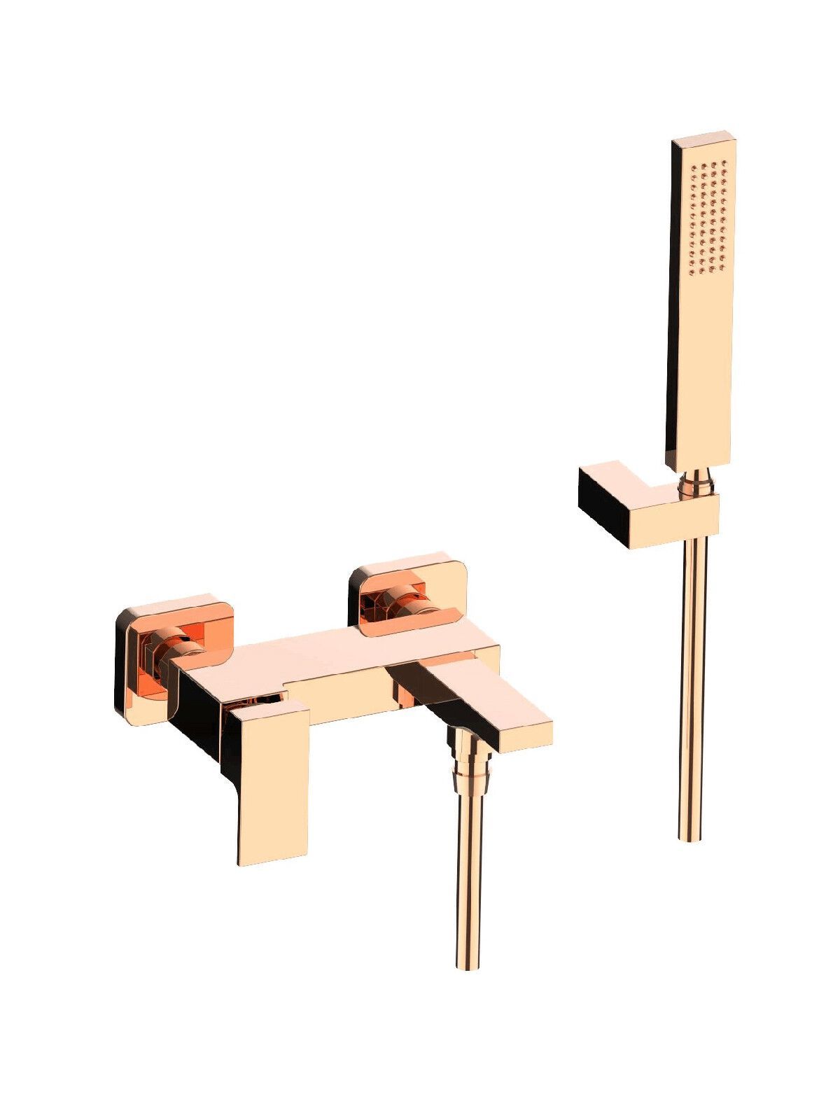 Настенный смеситель для ванны с ручным душем Rubinetterie Frattini Vita Due ARCH-00128376 - Вид №9