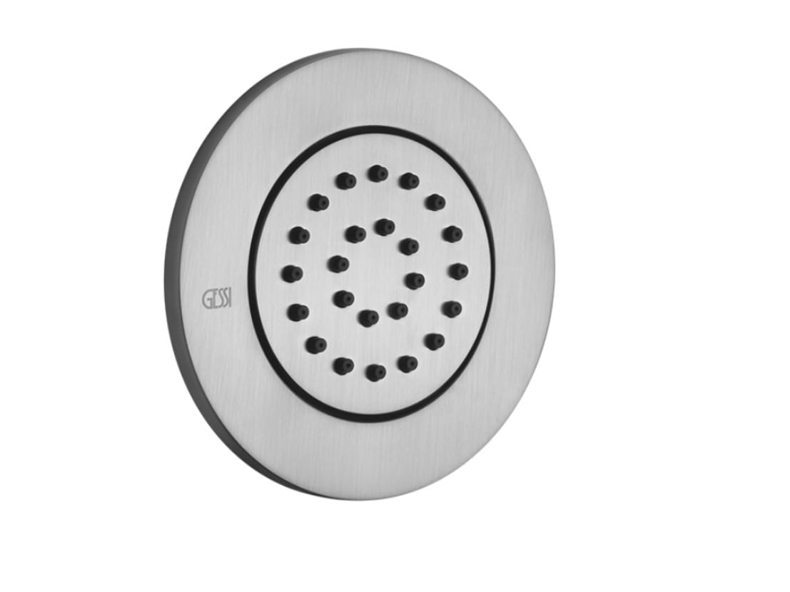 Регулируемая боковая душевая головка из хромированной латуни с системой защиты от накипи Gessi гравированный ARCH-00112255