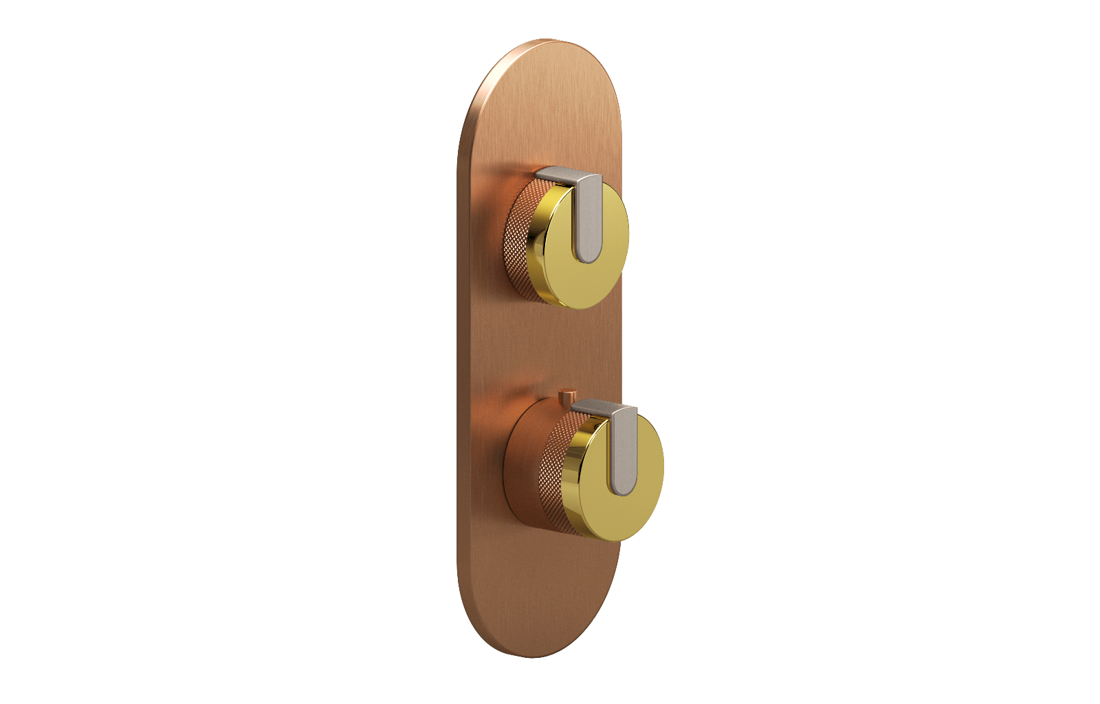 E-8026-R1AUE0-L1SN-BRG-T Планка M-Series с 2 ручками - Внешняя часть GRAFF MOD+