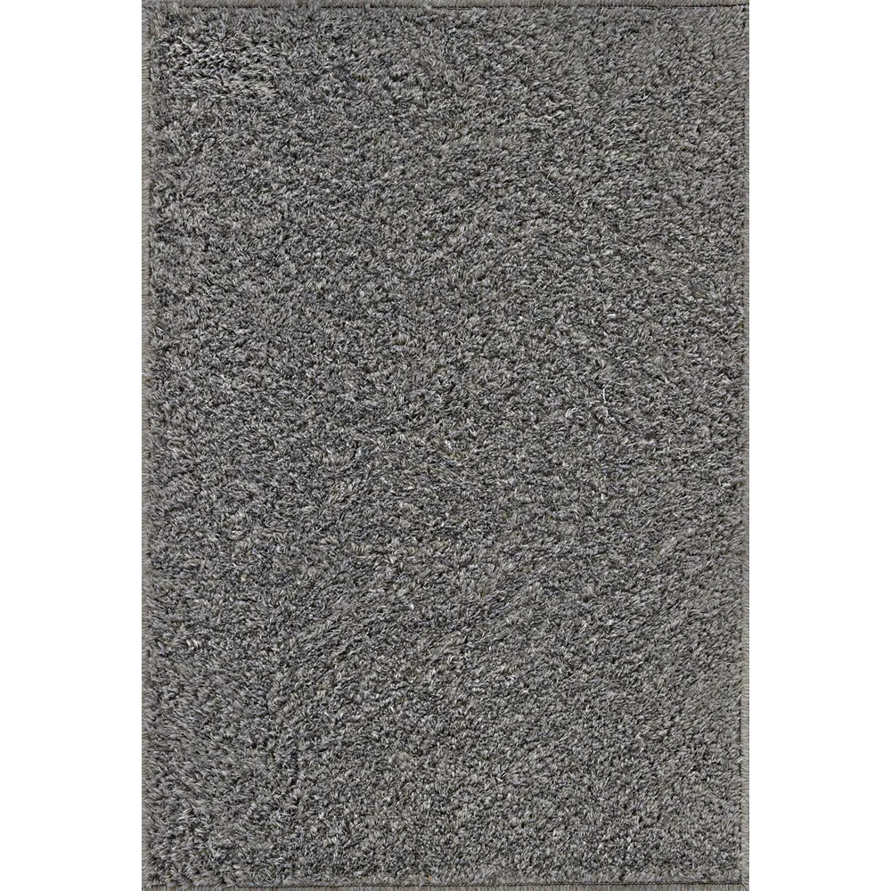 Ковер полиэстер Мирра Шагги 60x90 см цвет серый CTIM STLM-2170311