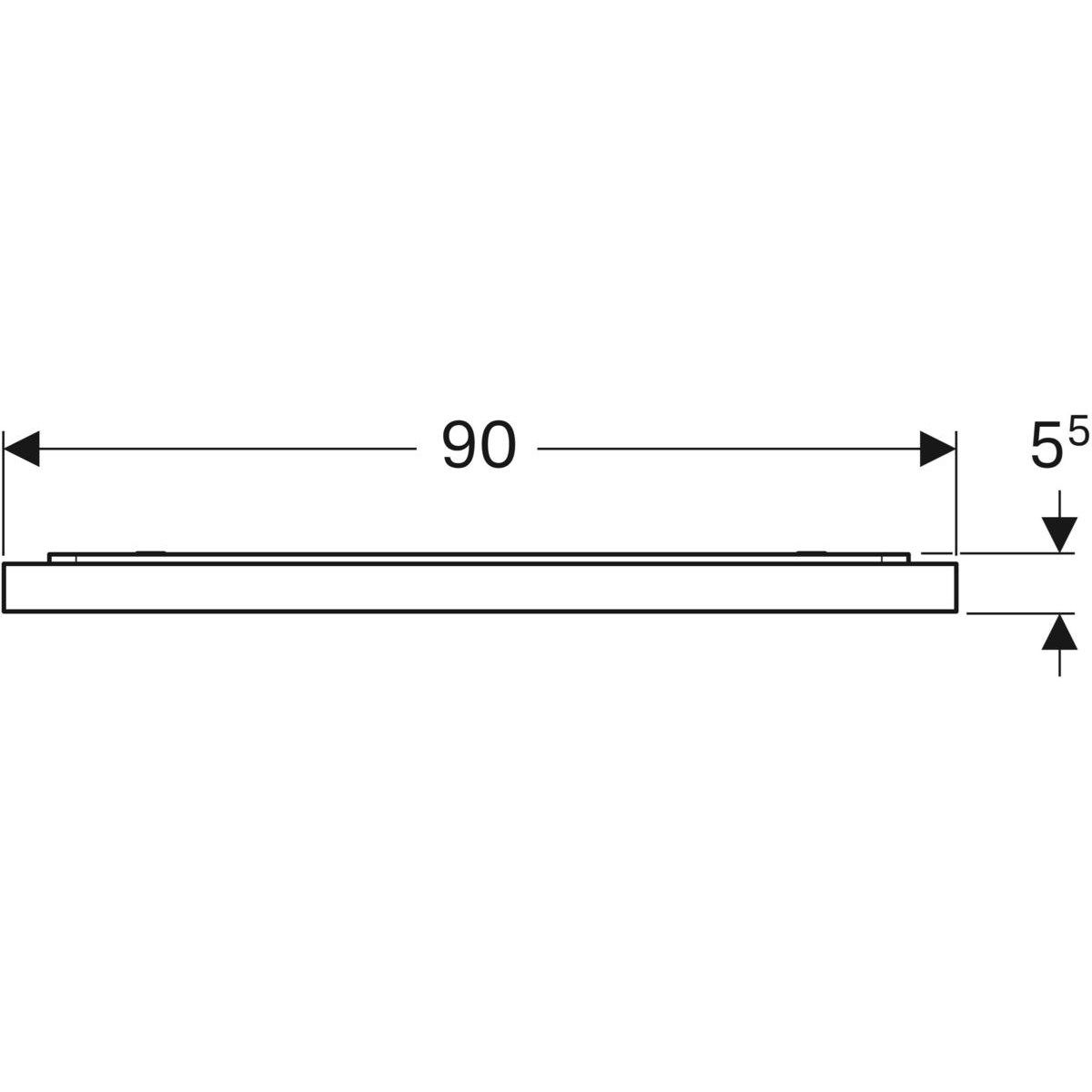 Зеркало со встроенным настенным освещением для ванной комнаты Geberit Xeno2 ARCH-00072159 - Вид №3