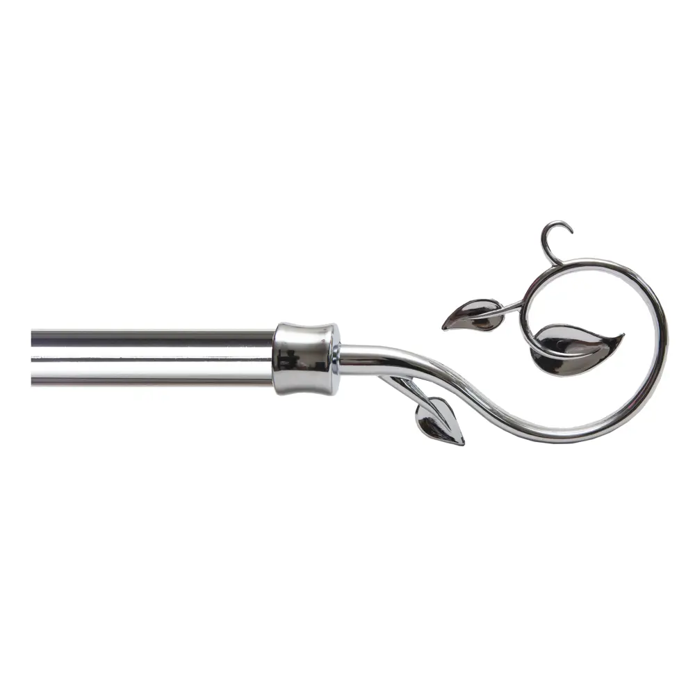 Наконечник «Вьюнок» 12.7 см цвет хром INSPIRE STLM-2043583 - Вид №1