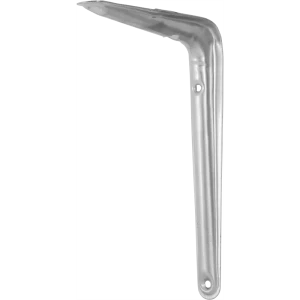 Кронштейн для полки №6 15x20 см нагрузка до 15 кг металл цвет матовый серый