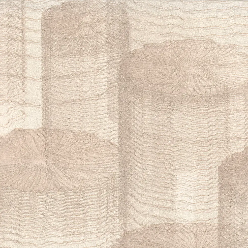 ОБОИ 1,06Х10М ФЛИЗ FLOW БЕЖ OR8024-17 ORNAMY STLM-2197016 - Вид №1