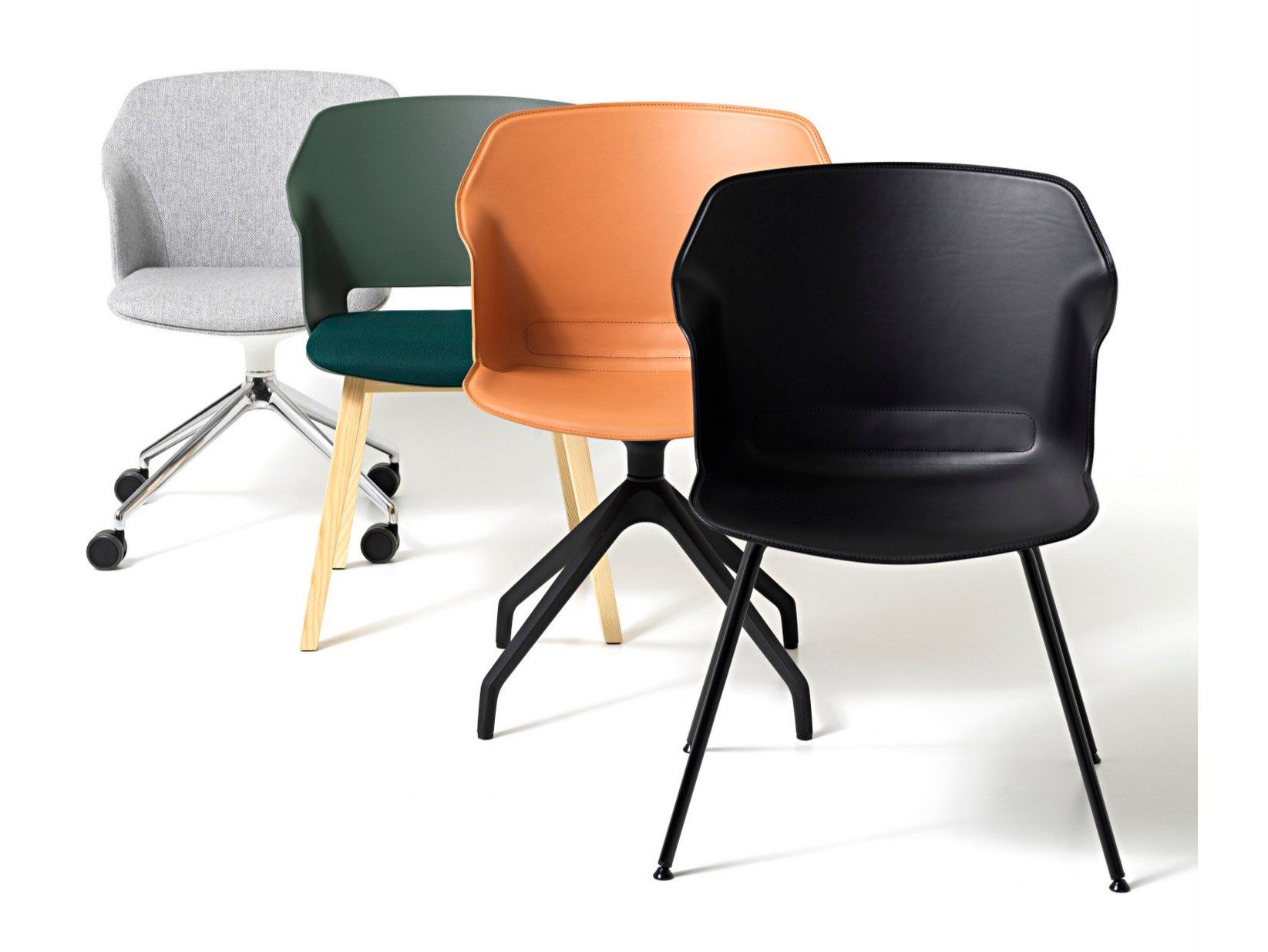 Ткань поворотный операционный офисный стул с колесами Diemme Clop ARCH-00022211 - Вид №1