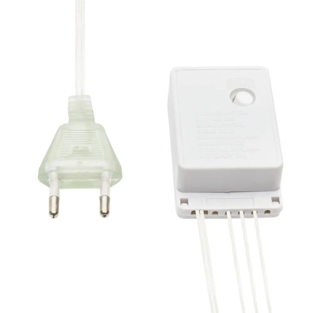 89380286 Гирлянда светодиодная занавес электрическая 1.5x1.5 м разноцветный свет 8 режимов 64 лампы цвет прозрачный STLM-1409610 Santreyd  - Вид №10