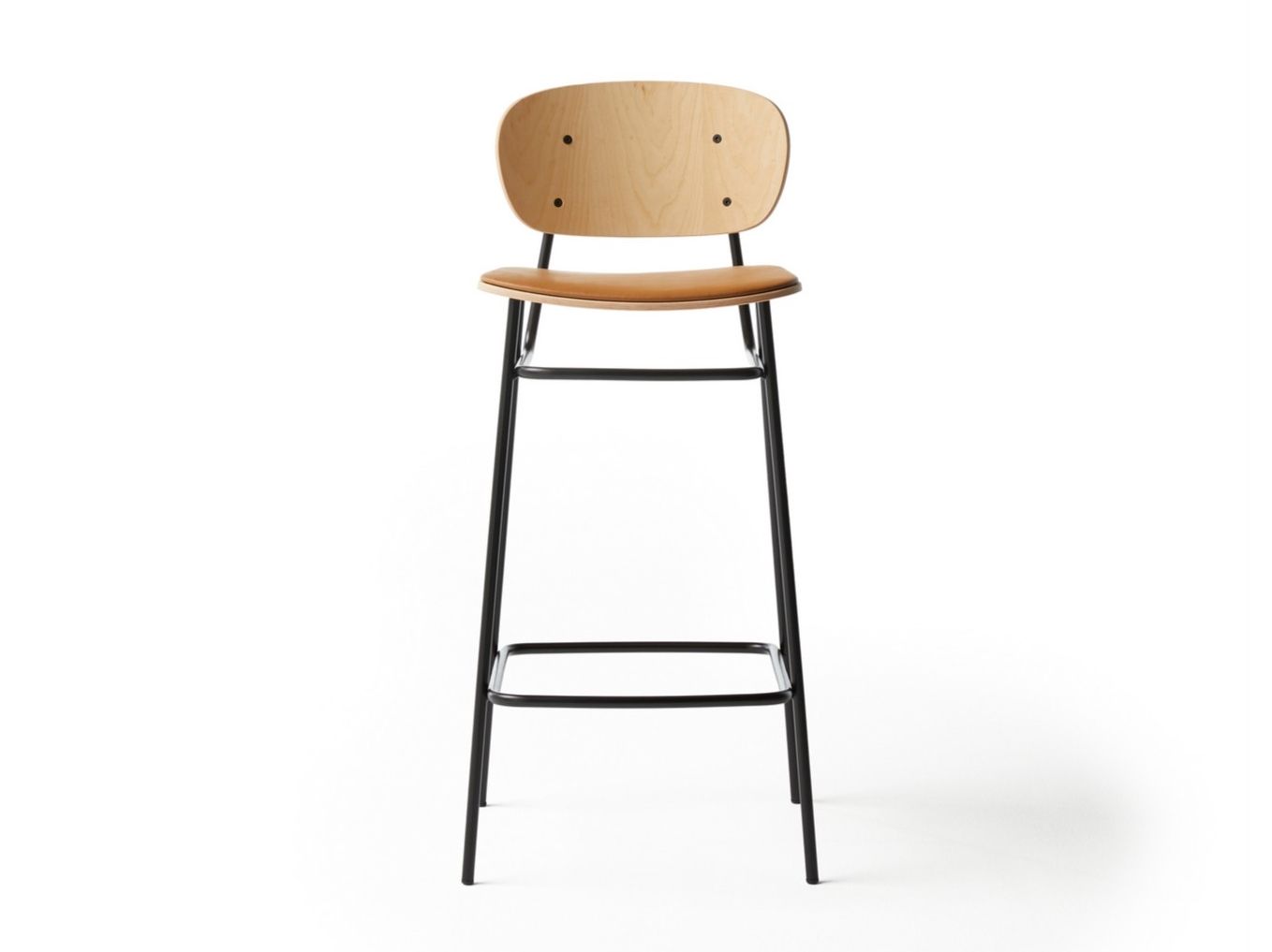 Высокий стул из ясеня с мягким сиденьем Blasco&Vila Fosca ARCH-00017353