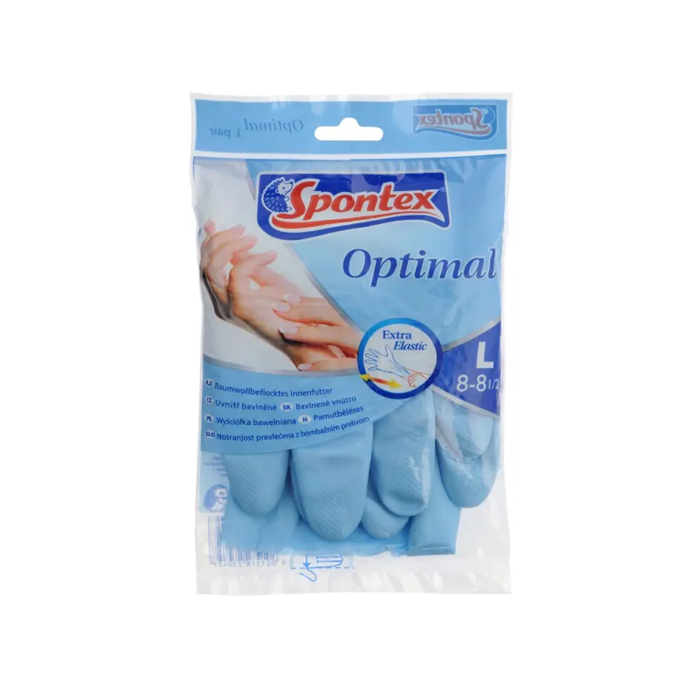 Перчатки Spontex Optimal хлопковые со вставкой, разм. L STLM-2192907